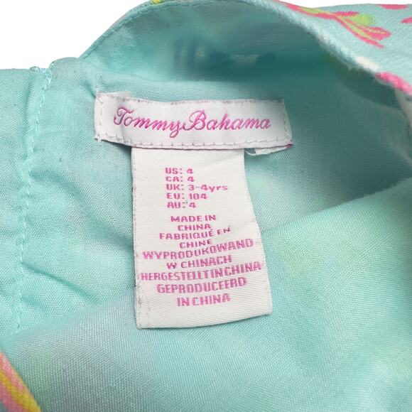 Tommy Bahama | Girl | Tropical Floral Summer Tank Shift Dress | Size 4 - Picture 5 of 8